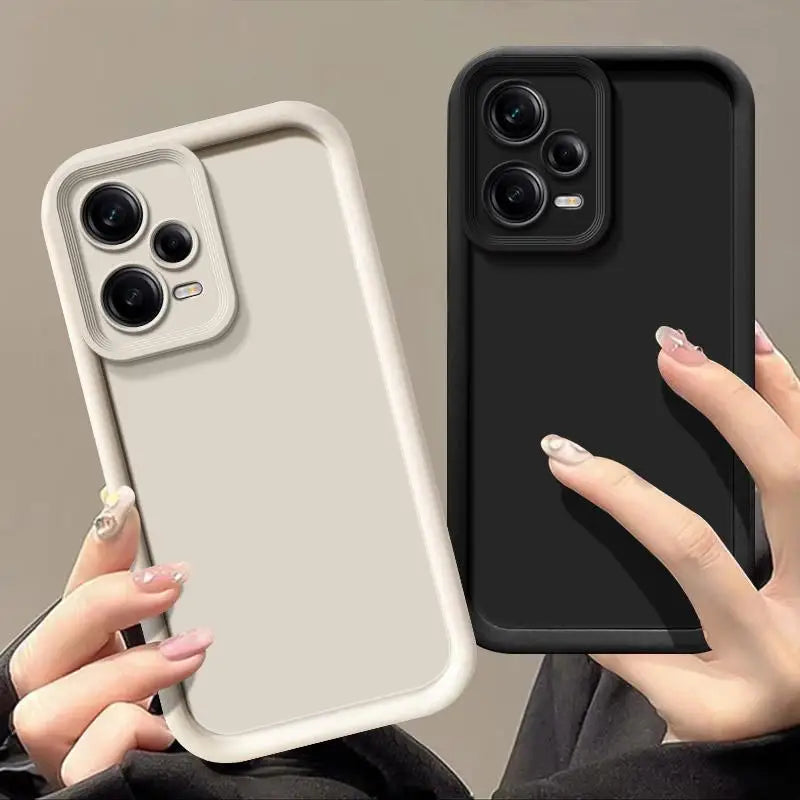 For Xiaomi Redmi Note 12 5G Case Redmi Note12 Pro + Plus 5G Protection Camera Shockproof Protection Matte Soft Back Cover