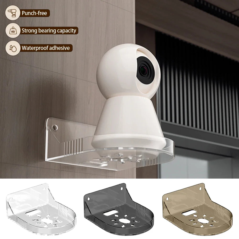 Floating Shelves For Security Camera Small Wall Shelf Acrylic Clear Floating Shelves No Drilling For Bathroom Bedroom Kitchen