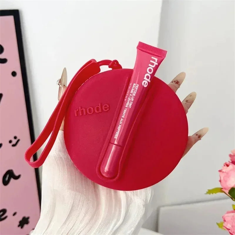 Lip Gloss Glaze Makeup Organizer Female Toiletry Kit Bag Make Up Case Storage Bags Pouch Box Cosmetic Box Organizer Zip Mirror