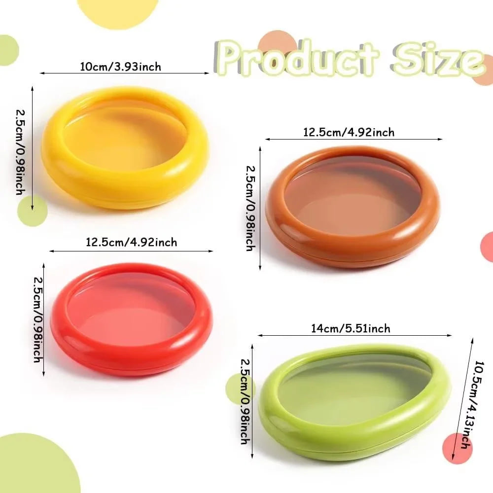 Avocado Storage Organizer Silicone Fruit Storage Box Fruit and Vegetable Antioxidant Storage Box Reusable Avocado Storage Tools