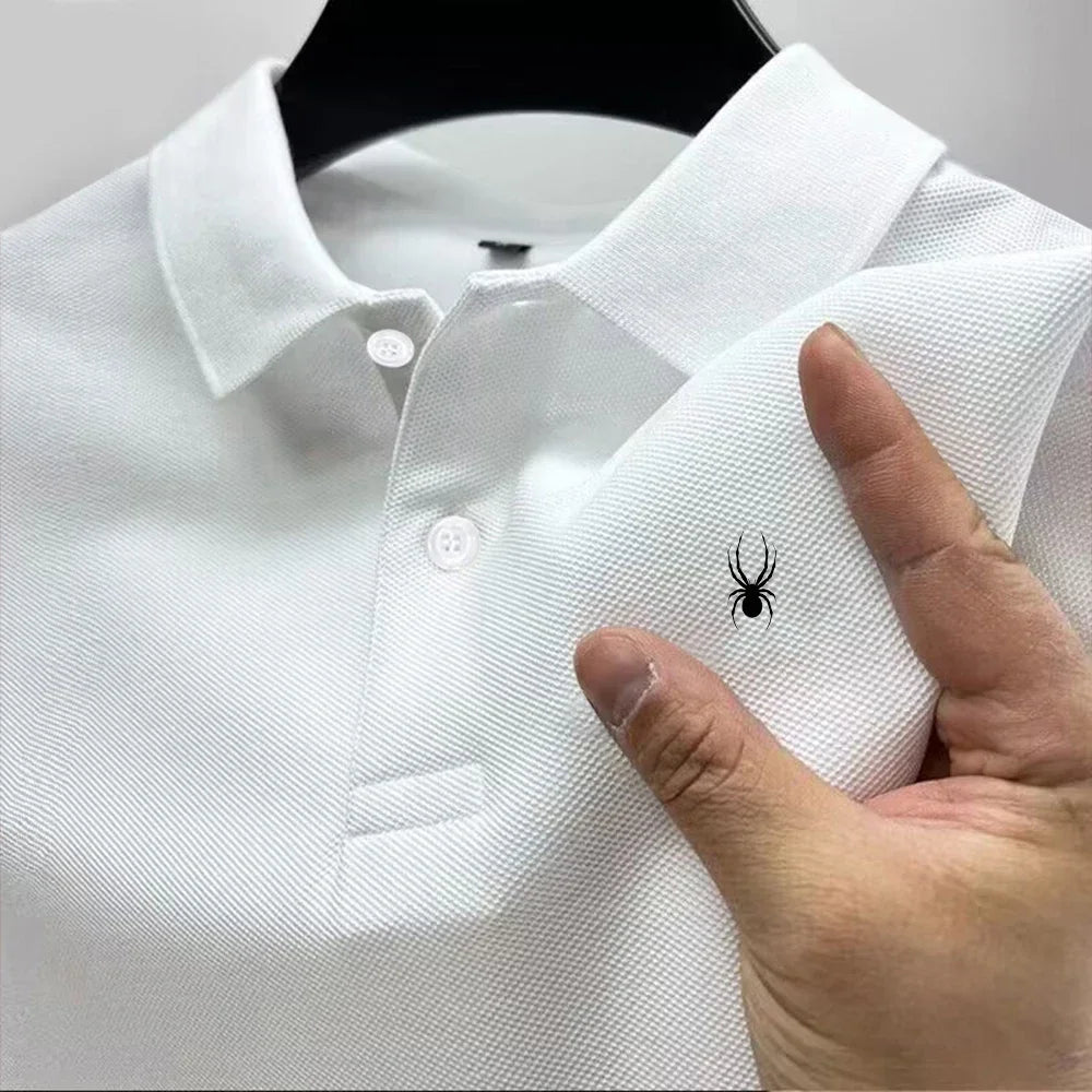 2026 Hot Sale Men's Summer Casual Breathable Comfortable Polo Shirt Men's Solid Color High Quality Short Sleeve T-Shirt 