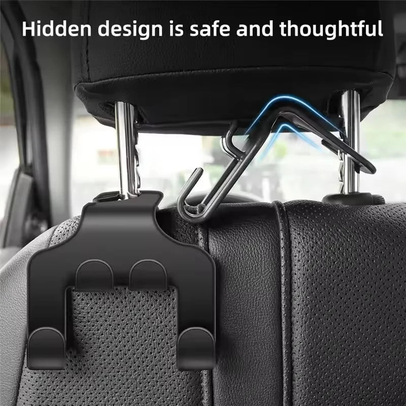 Car Seat Hook Hanging Storage Mobile Phone Holder Multifunctional Rear Seat Bracket Back of Car Interior Seats Hanger New