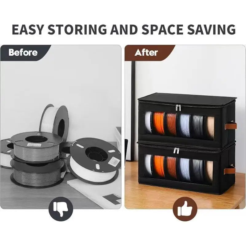 1/4PCS 3D Printer Filament Storage Bag Filament Storage Bag Cover 3D Printing Accessories Holder Rack for Home Office Workshop