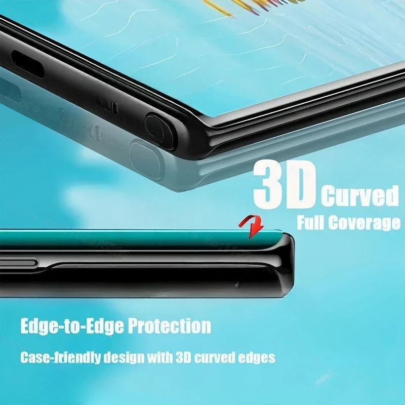 2-IN-1 9D Tempered Glass + 1Privacy Tempered Glass for Infinix Hot 60 Pro Plus Hot 60i 4G Hot 60 Pro Anti-Scratch Tempered Glass