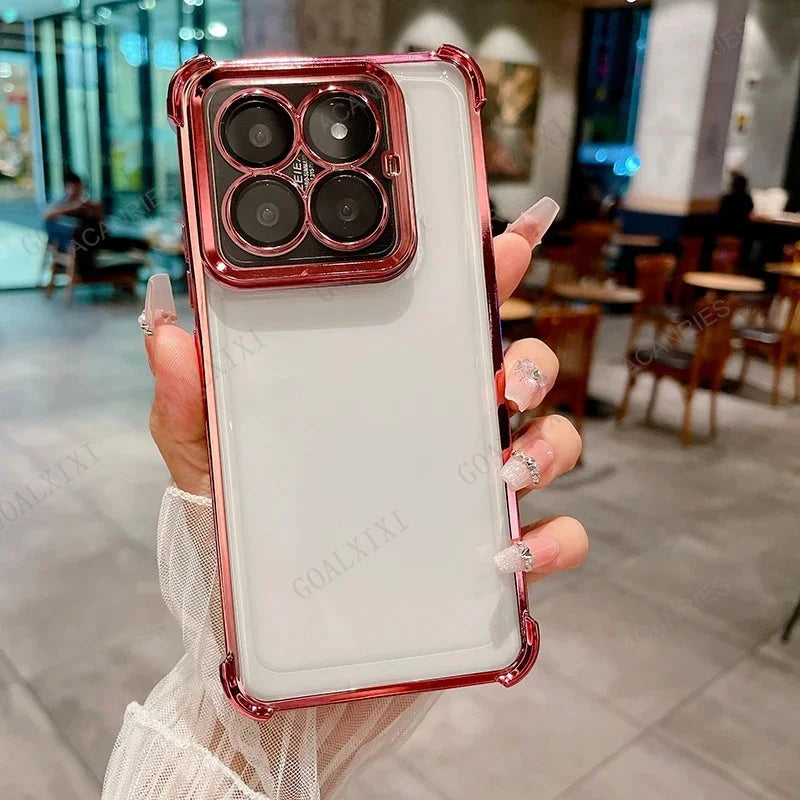 Multi-style cases for Xiaomi 14T Pro 5G case TPU soft silicone transparent mi 14 mi14tpro 14tpro camera protection shell bumper