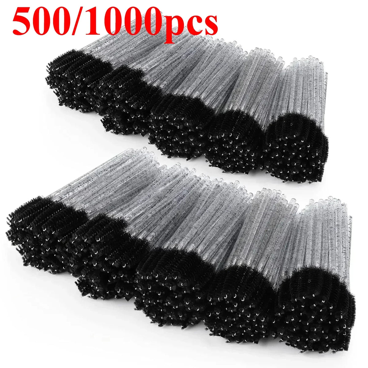 Wholesale 100/500/1000pcs Eye Beauty Tools Disposable Mascara Wands Eyelash Brush Lash Extension Colorful Spoolies for Eyebrow