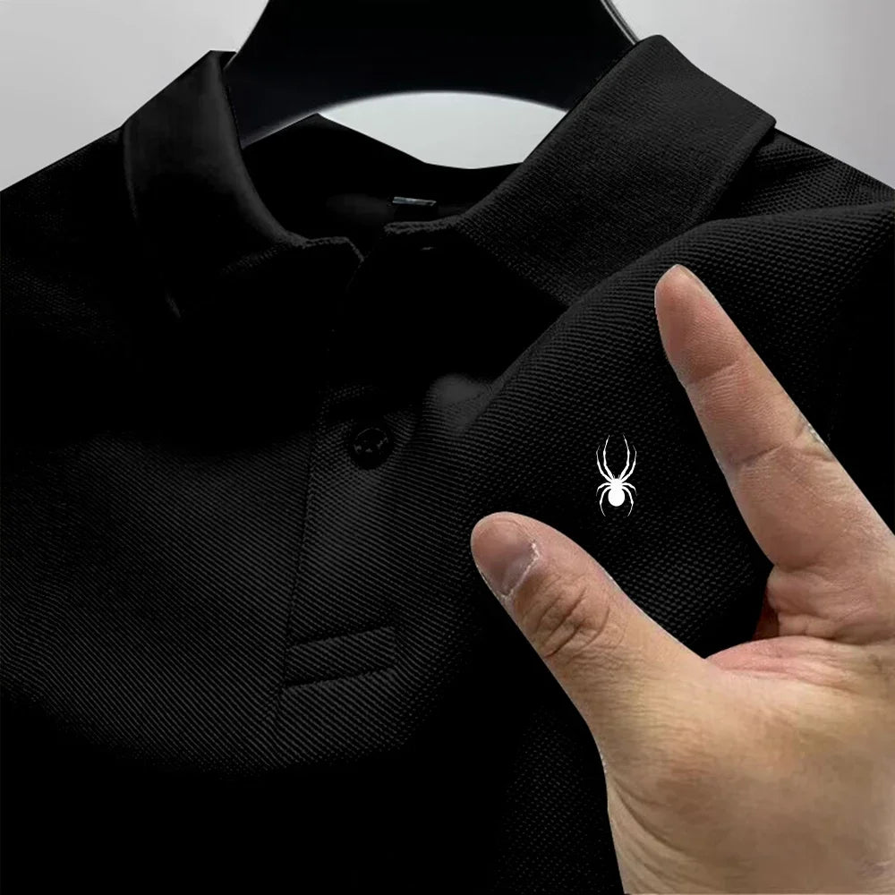 2026 Hot Sale Men's Summer Casual Breathable Comfortable Polo Shirt Men's Solid Color High Quality Short Sleeve T-Shirt 
