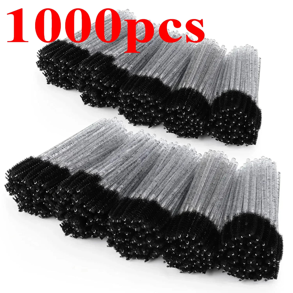 Wholesale 100/500/1000pcs Eye Beauty Tools Disposable Mascara Wands Eyelash Brush Lash Extension Colorful Spoolies for Eyebrow