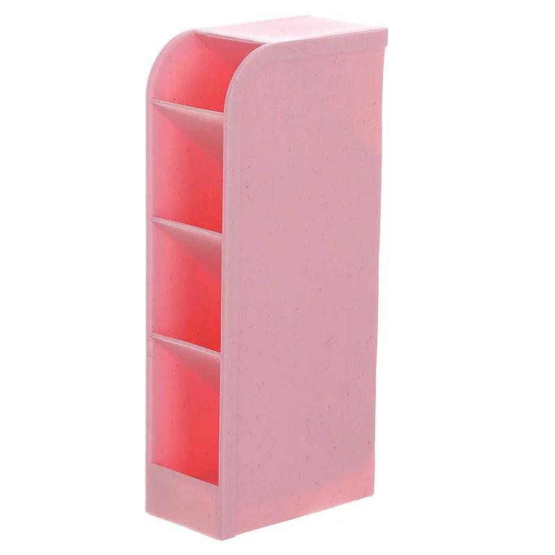 Multi-functional Stationery Storage Box Desk Multi-Layer Pen Holder Inclined Cosmetic Brush Storage Holder For Office Supplies