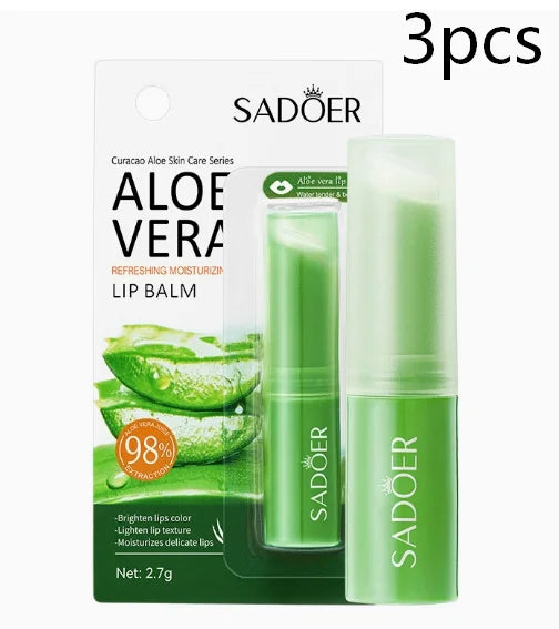 Aloe Lip Balm Healing Lasting Moisturizing All-natural Lip Mask For Dry Lips Lip Moisturizing Power Lip Care Nourishing Repair