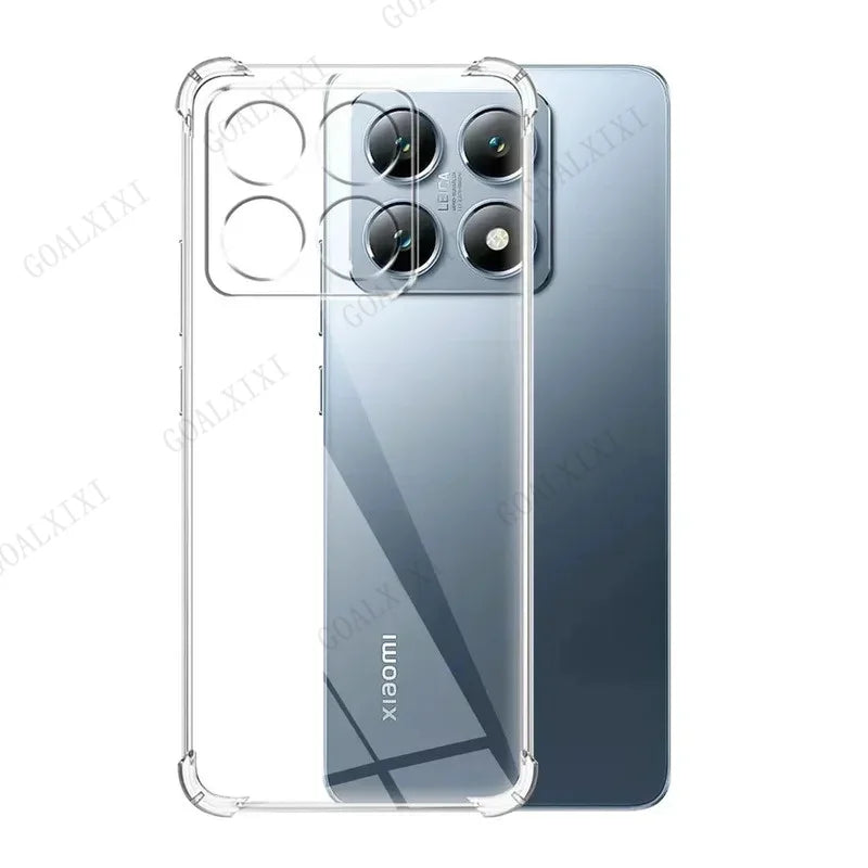 Multi-style cases for Xiaomi 14T Pro 5G case TPU soft silicone transparent mi 14 mi14tpro 14tpro camera protection shell bumper
