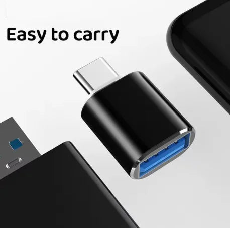USB 3.2 to Type C OTG Adapter USB A Male to USB C Female Data Converter For Macbook Pro Air Mobile Phone Fast Charging Adapters