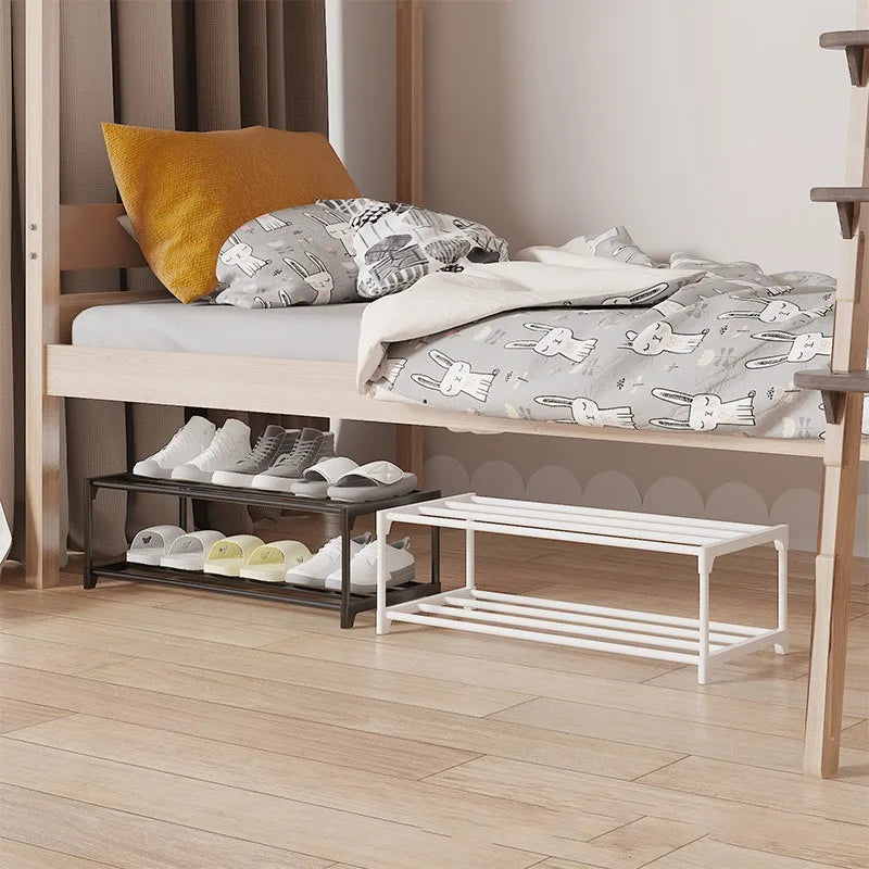 Shoe Rack for Closet, Adjustable Shoe Rack for Small Space, Small Shoe Organizer for Front Door, Sturdy Metal,Front Door