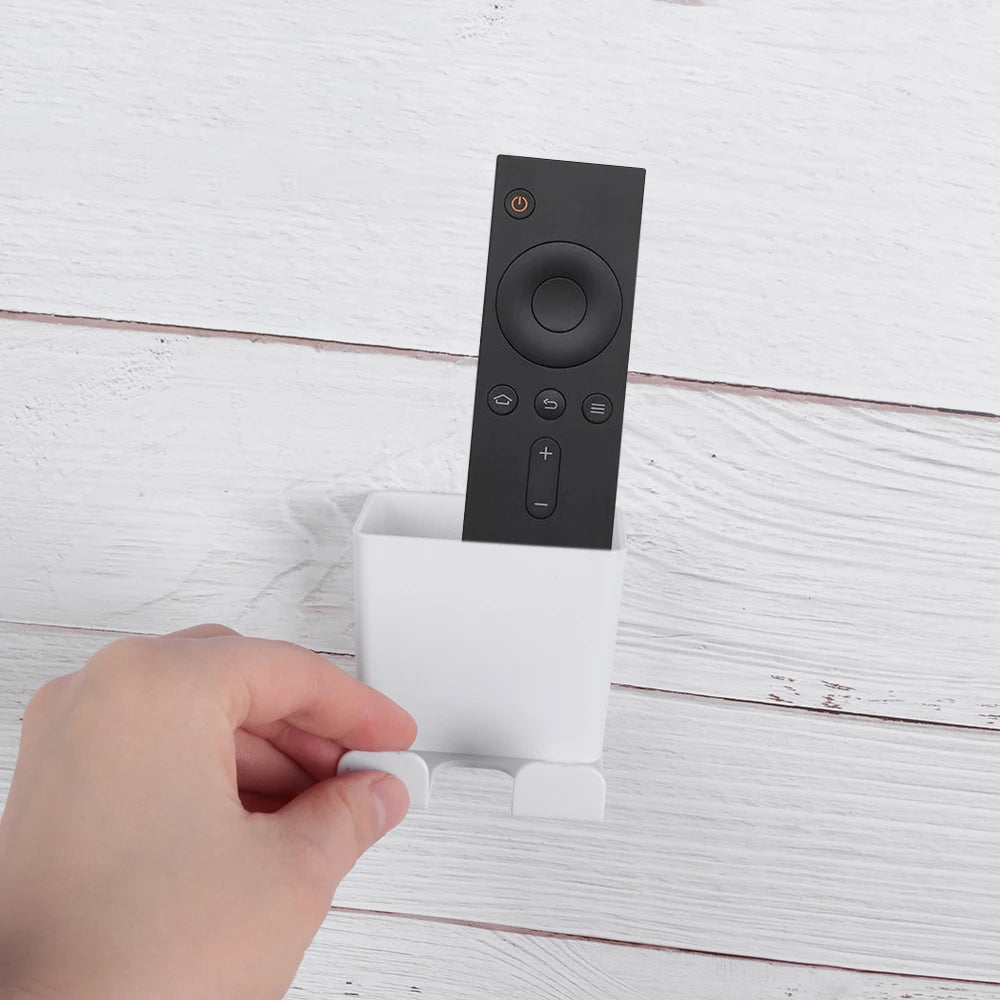 Multi Wall-mounted Mobile Phone Charging Bracket Paste Phone Holder Remote Controller Organizer Keyring Storage Hook
