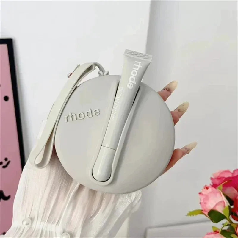 Lip Gloss Glaze Makeup Organizer Female Toiletry Kit Bag Make Up Case Storage Bags Pouch Box Cosmetic Box Organizer Zip Mirror