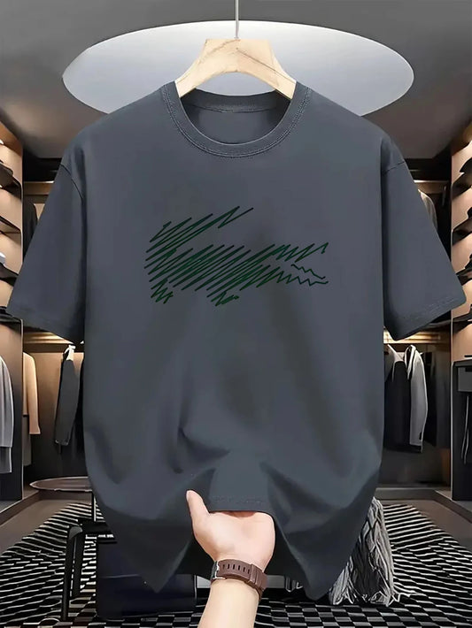 Hot 2026 Luxury Brand Print T Shirt Men Woman O-Neck Cotton Casual Clothes Hip Hop Short Sleeve Clothing Tee Blouse Tee Unisex