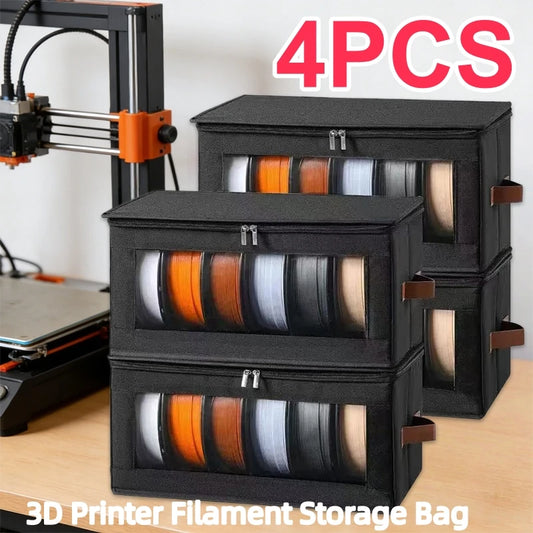 1/4PCS 3D Printer Filament Storage Bag Filament Storage Bag Cover 3D Printing Accessories Holder Rack for Home Office Workshop