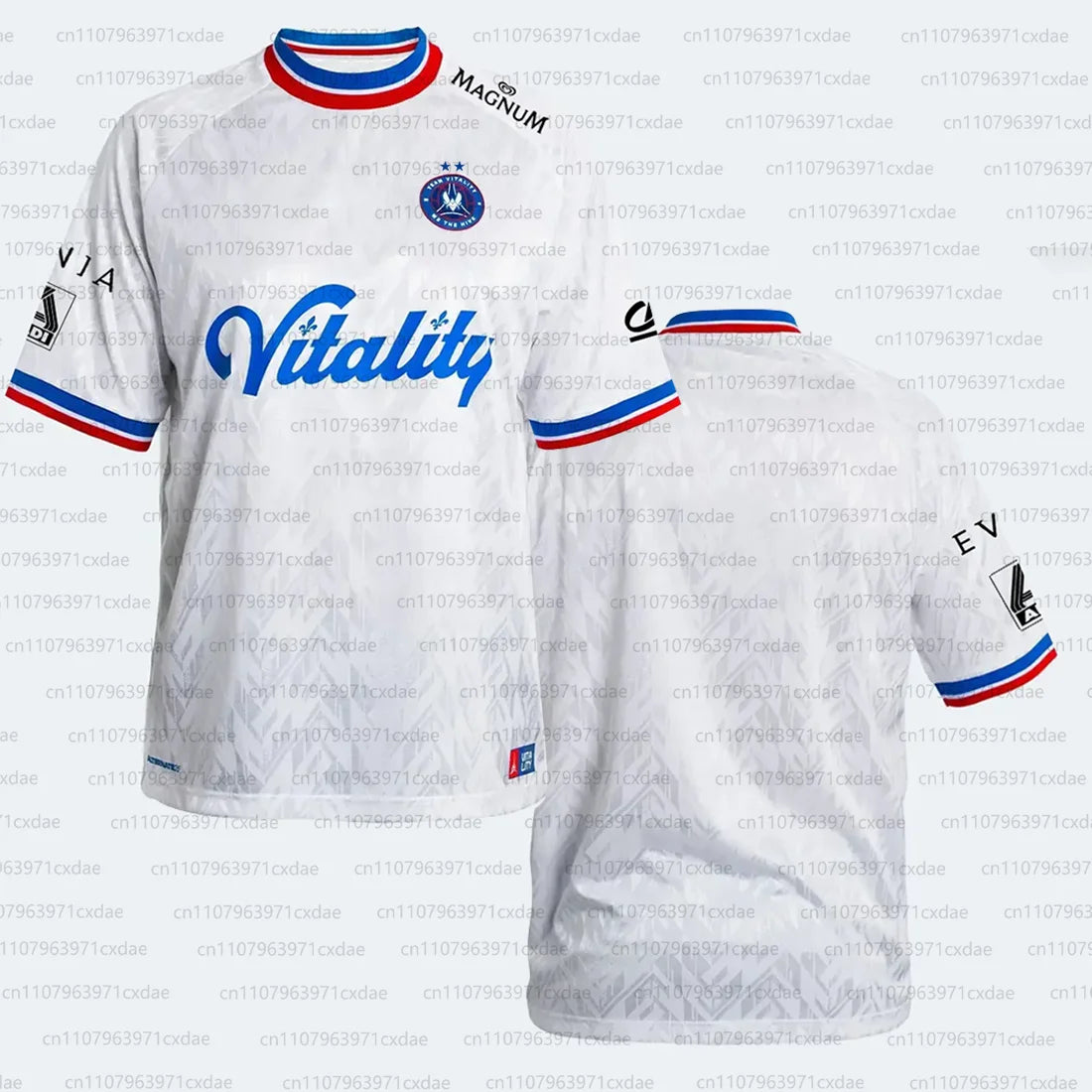 Two Stars Vitality Team 2025 26 CS2 EPL Jerseys ZywOo Fans Fashion Streetwear Uniform Esports Club 3D Print Round Neck T-shirt