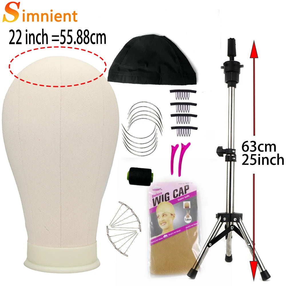 Mannequin Head With Tripod For Making Wig Hat Glasses Mask Display Cosmetology Manikin Head For Makeup Practice Wig Install Kit
