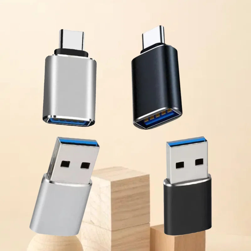 USB 3.2 to Type C OTG Adapter USB A Male to USB C Female Data Converter For Macbook Pro Air Mobile Phone Fast Charging Adapters