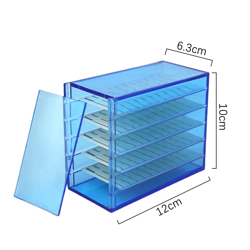 5 Layers Eyelash Extensions Storage Box Acrylic Pallet Lash Organizer Holder Display Stand False Lashes Grafting Makeup Tools