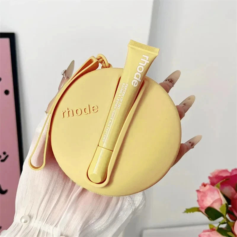 Lip Gloss Glaze Makeup Organizer Female Toiletry Kit Bag Make Up Case Storage Bags Pouch Box Cosmetic Box Organizer Zip Mirror