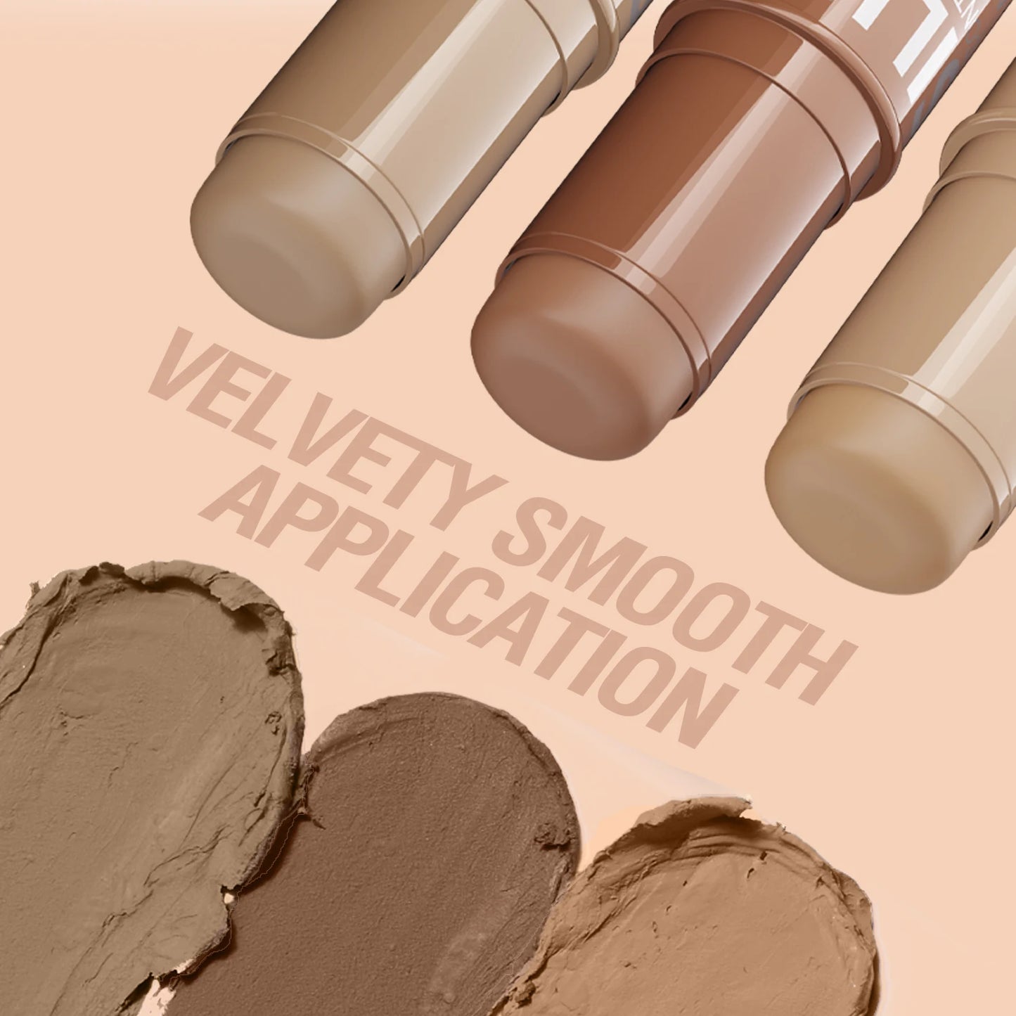 LANGMANNI Tri-Color Multi-Functional Face Brightening Contour Stick Contouring & Brightening Skin-Perfecting Stick