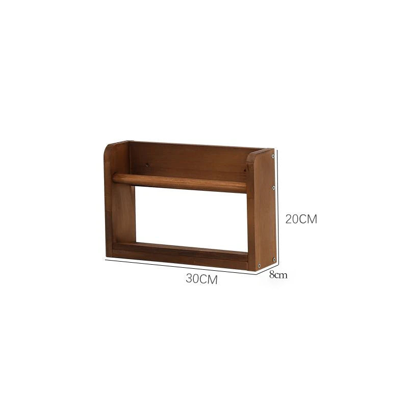 Wood Floating Shelves Wall Nursery Book Shelves Kids Bookshelf for Living Room Bedroom Decor Kitchen Spice Bathroom Storage Rack