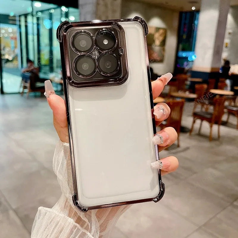 Multi-style cases for Xiaomi 14T Pro 5G case TPU soft silicone transparent mi 14 mi14tpro 14tpro camera protection shell bumper