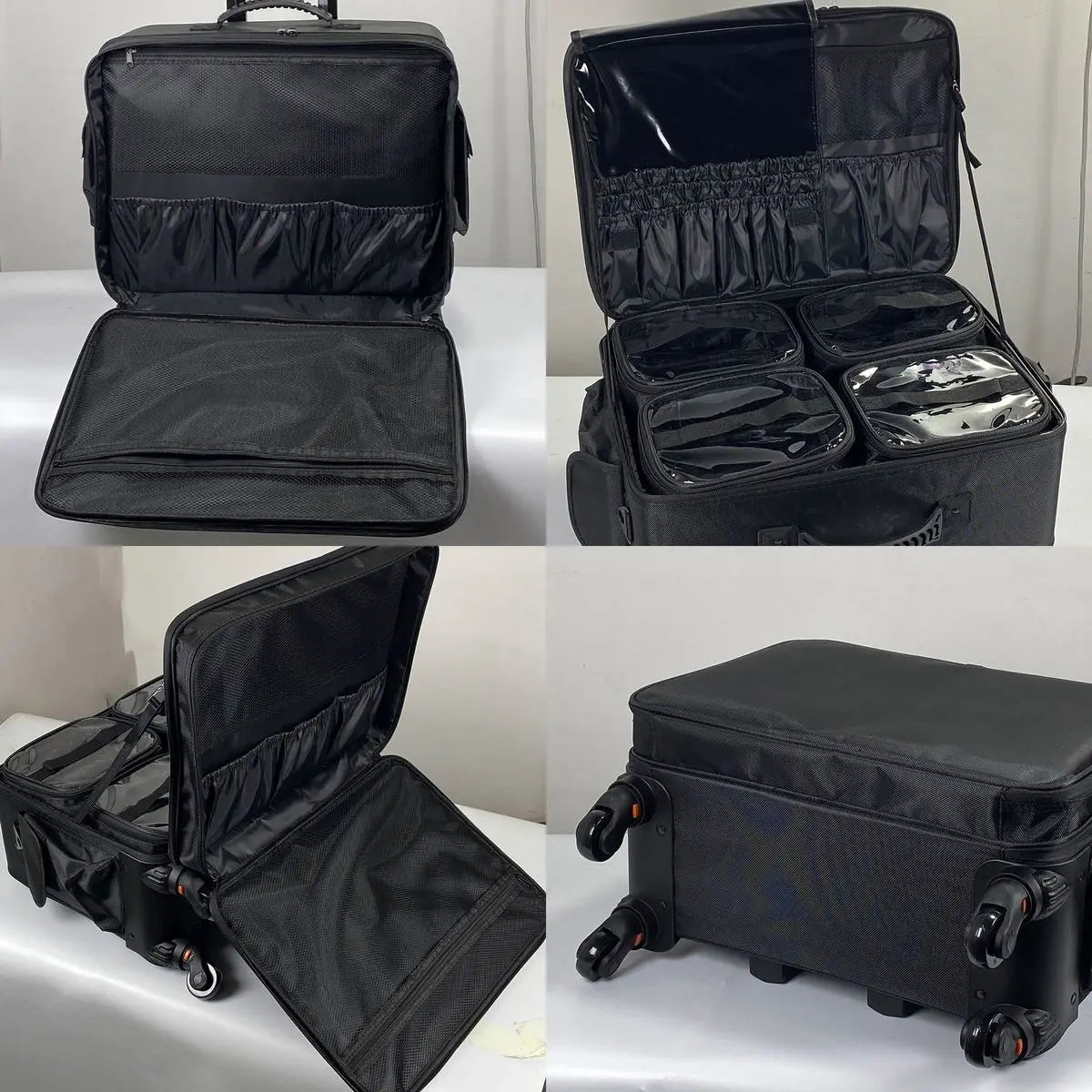 Professional Makeup Suitcase Case Designer Pull Rod Oxford Makeup Bag Large Capacity Nail Art Tattoo Storage Box Luggage