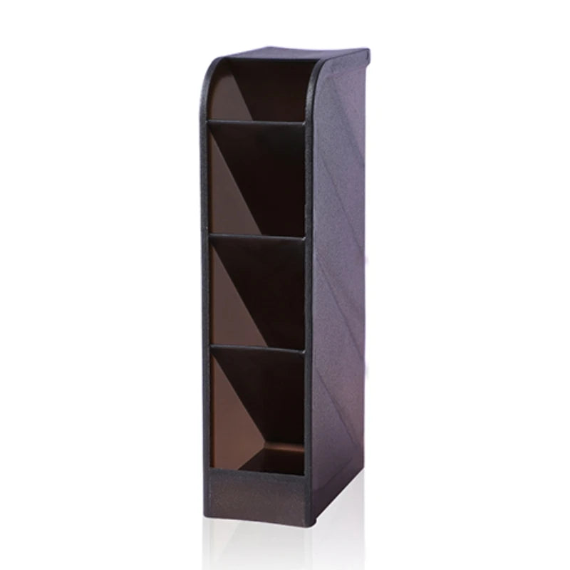 Multi-functional Stationery Storage Box Desk Multi-Layer Pen Holder Inclined Cosmetic Brush Storage Holder For Office Supplies
