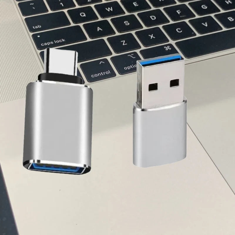USB 3.2 to Type C OTG Adapter USB A Male to USB C Female Data Converter For Macbook Pro Air Mobile Phone Fast Charging Adapters