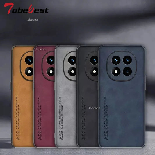 Luxury Sheepskin Leather Case On For Xiaomi Redmi Note 14 Pro Plus 14C 4G 5G Ultra Retro Business Back Cover Funda
