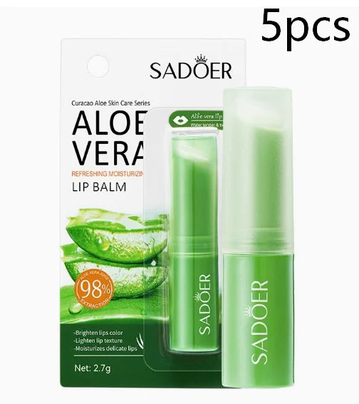 Aloe Lip Balm Healing Lasting Moisturizing All-natural Lip Mask For Dry Lips Lip Moisturizing Power Lip Care Nourishing Repair