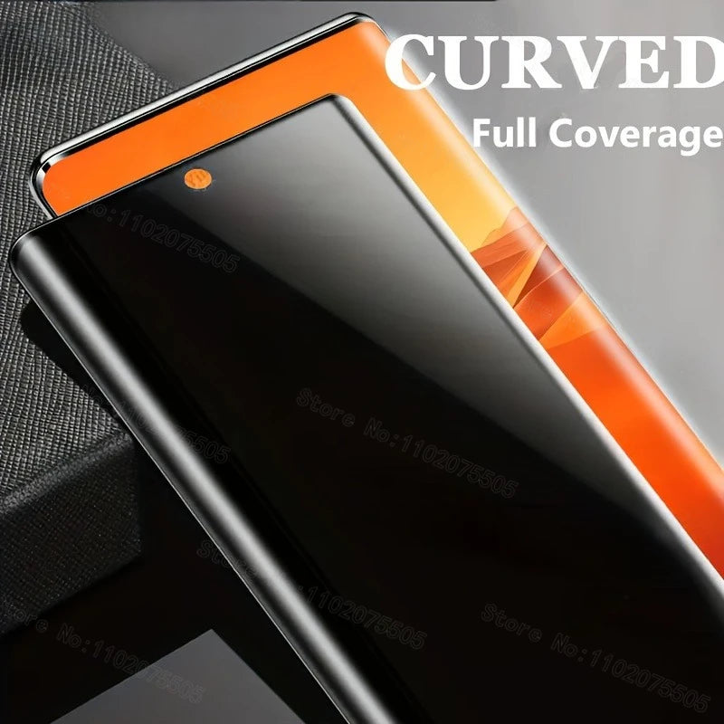 2-IN-1 9D Tempered Glass + 1Privacy Tempered Glass for Infinix Hot 60 Pro Plus Hot 60i 4G Hot 60 Pro Anti-Scratch Tempered Glass