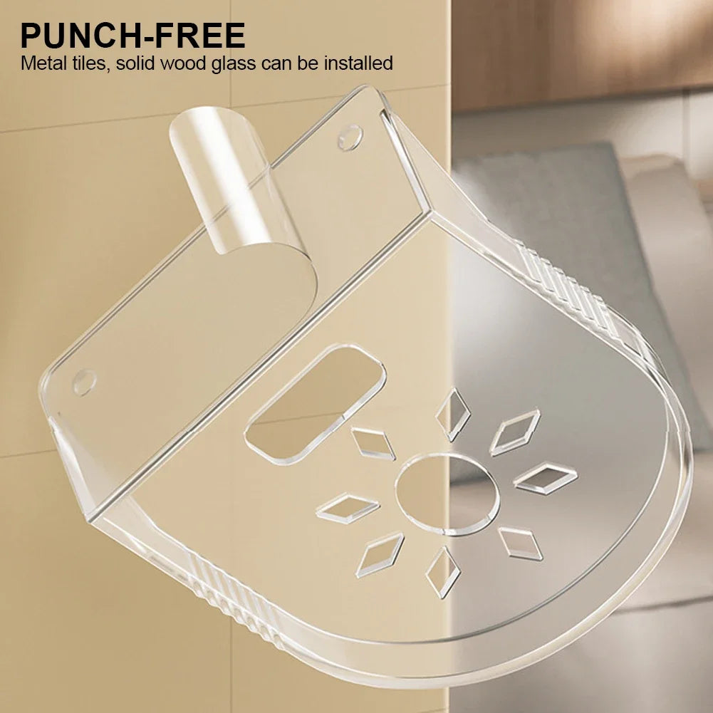 Floating Shelves For Security Camera Small Wall Shelf Acrylic Clear Floating Shelves No Drilling For Bathroom Bedroom Kitchen