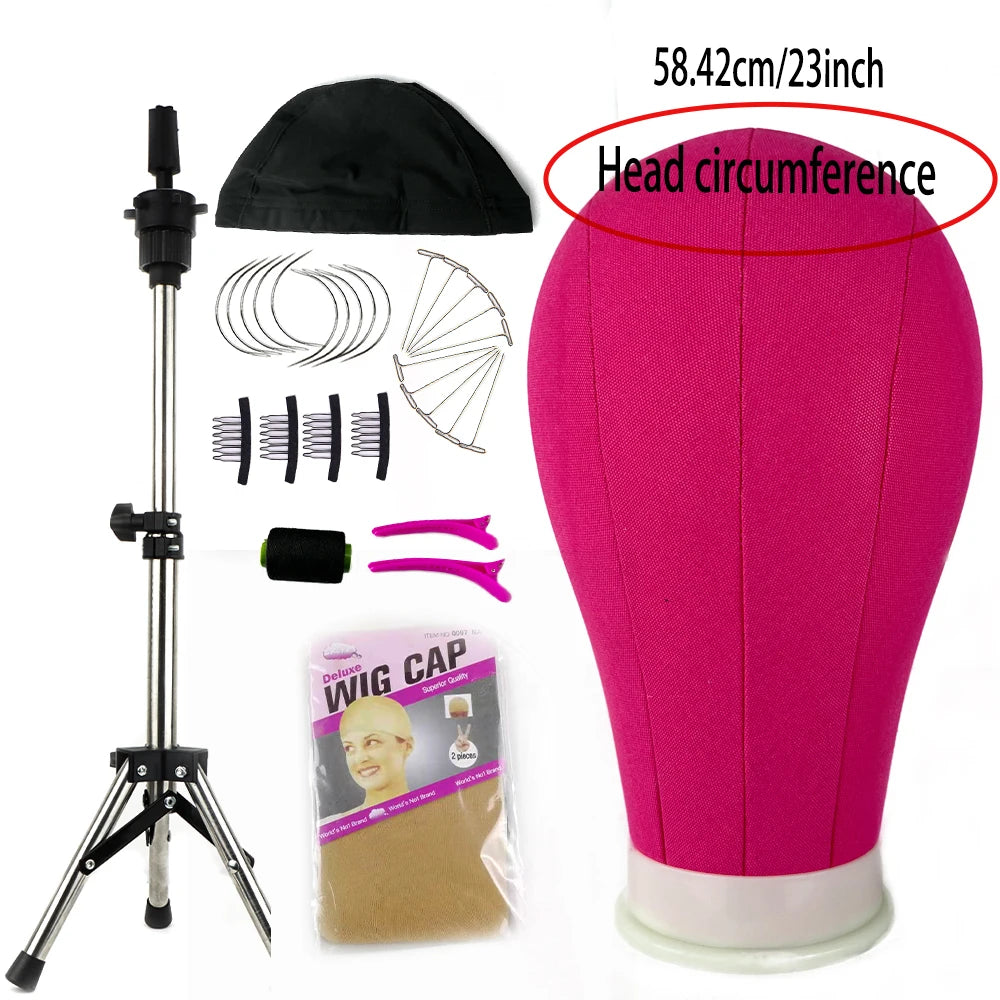 Mannequin Head With Tripod For Making Wig Hat Glasses Mask Display Cosmetology Manikin Head For Makeup Practice Wig Install Kit
