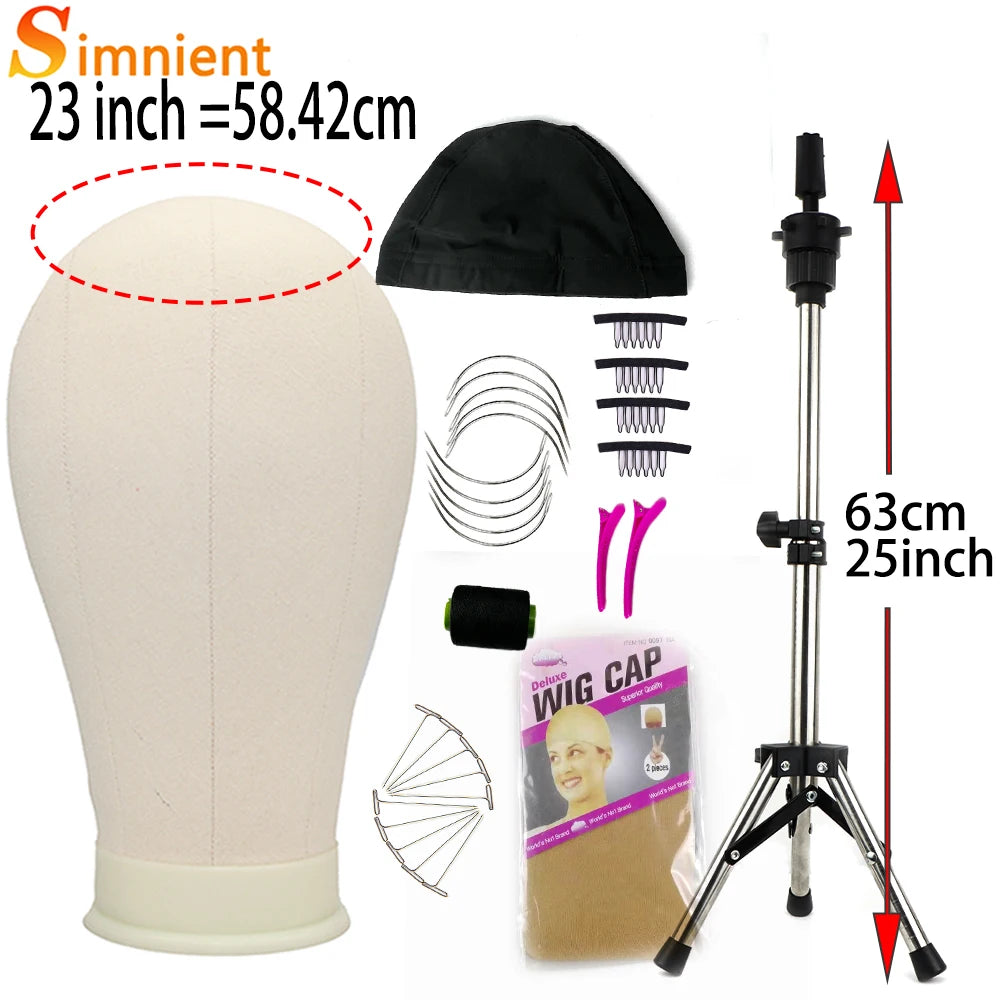 Mannequin Head With Tripod For Making Wig Hat Glasses Mask Display Cosmetology Manikin Head For Makeup Practice Wig Install Kit