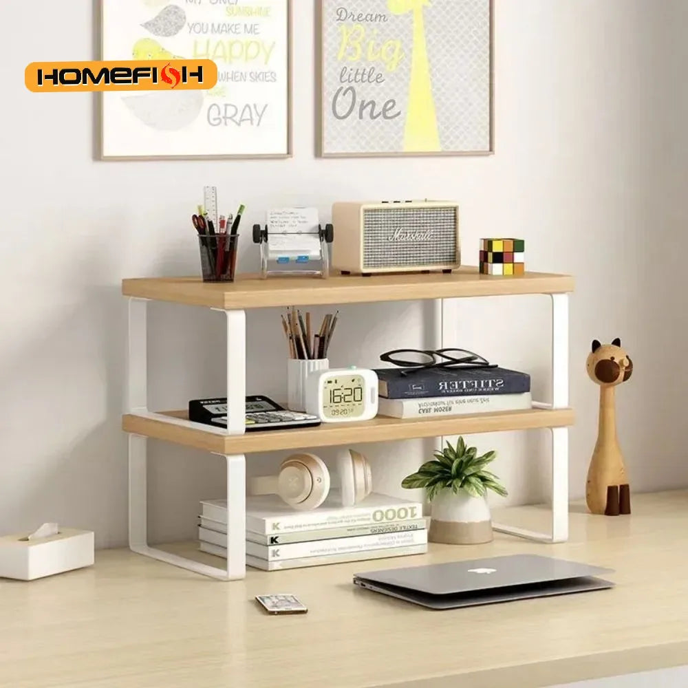 Computer Monitor Elevated Monitor Base Home Office Storage Rack Computer Desktop Creative Storage Rack Office Storage Supplies