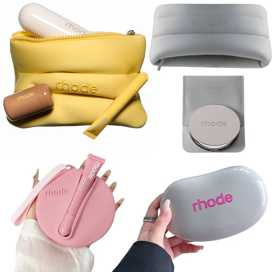 Lip Gloss Glaze Makeup Organizer Female Toiletry Kit Bag Make Up Case Storage Bags Pouch Box Cosmetic Box Organizer Zip Mirror