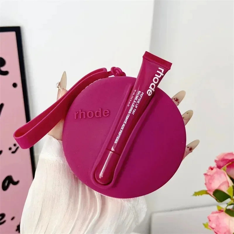 Lip Gloss Glaze Makeup Organizer Female Toiletry Kit Bag Make Up Case Storage Bags Pouch Box Cosmetic Box Organizer Zip Mirror