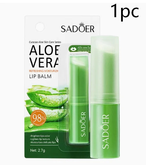 Aloe Lip Balm Healing Lasting Moisturizing All-natural Lip Mask For Dry Lips Lip Moisturizing Power Lip Care Nourishing Repair