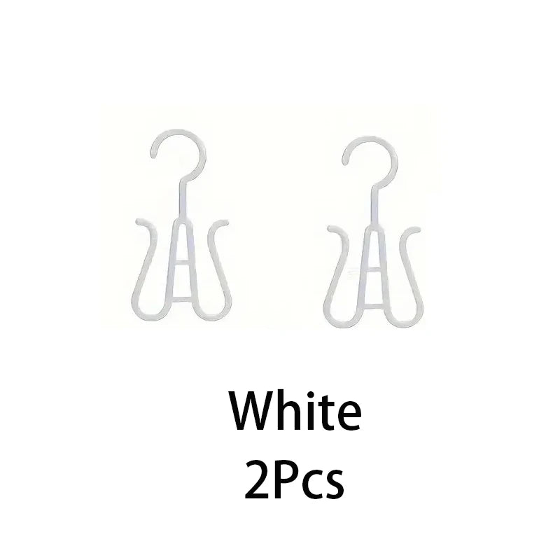 2pcs Plastic Wig Hangers Portable Wig Hanger-Stylish And Convenient Wig Black Wig Hooks Convenient Storage for Multiple Wig