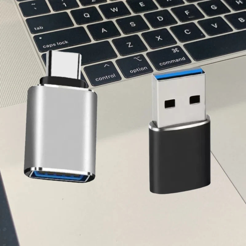 USB 3.2 to Type C OTG Adapter USB A Male to USB C Female Data Converter For Macbook Pro Air Mobile Phone Fast Charging Adapters