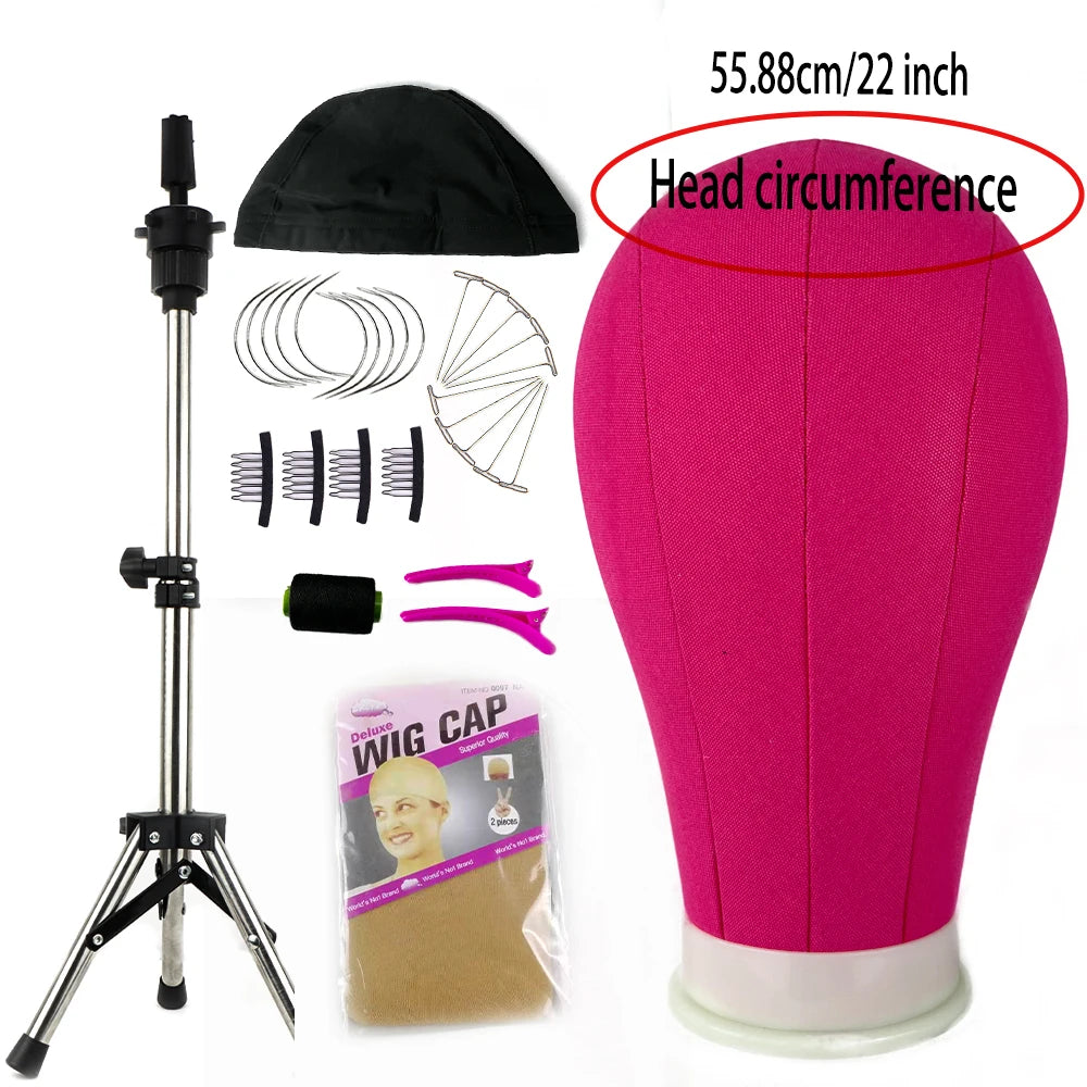 Mannequin Head With Tripod For Making Wig Hat Glasses Mask Display Cosmetology Manikin Head For Makeup Practice Wig Install Kit