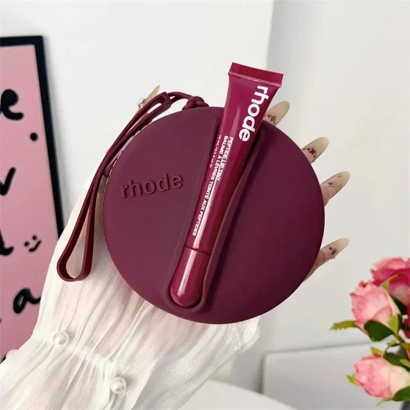 Lip Gloss Glaze Makeup Organizer Female Toiletry Kit Bag Make Up Case Storage Bags Pouch Box Cosmetic Box Organizer Zip Mirror