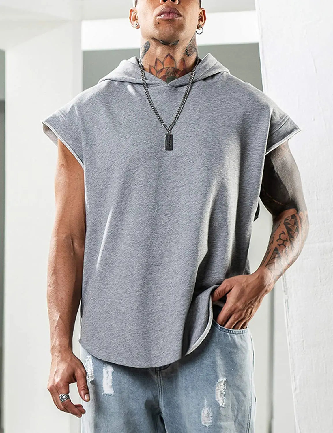 Sleeveless T-shirt Men Quick-drying Fitness Bodybuilding Shirt Male Fashion Basketball Vest Mesh Breathable Summer Gym Tank Men