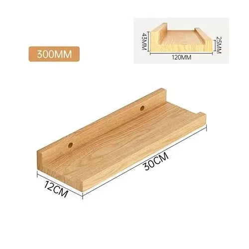 Wood Floating Shelves For Bedroom Living Room Bathroom Kitchen Home Decor Wall Mounted Photos Book Storage Rack Display Stand