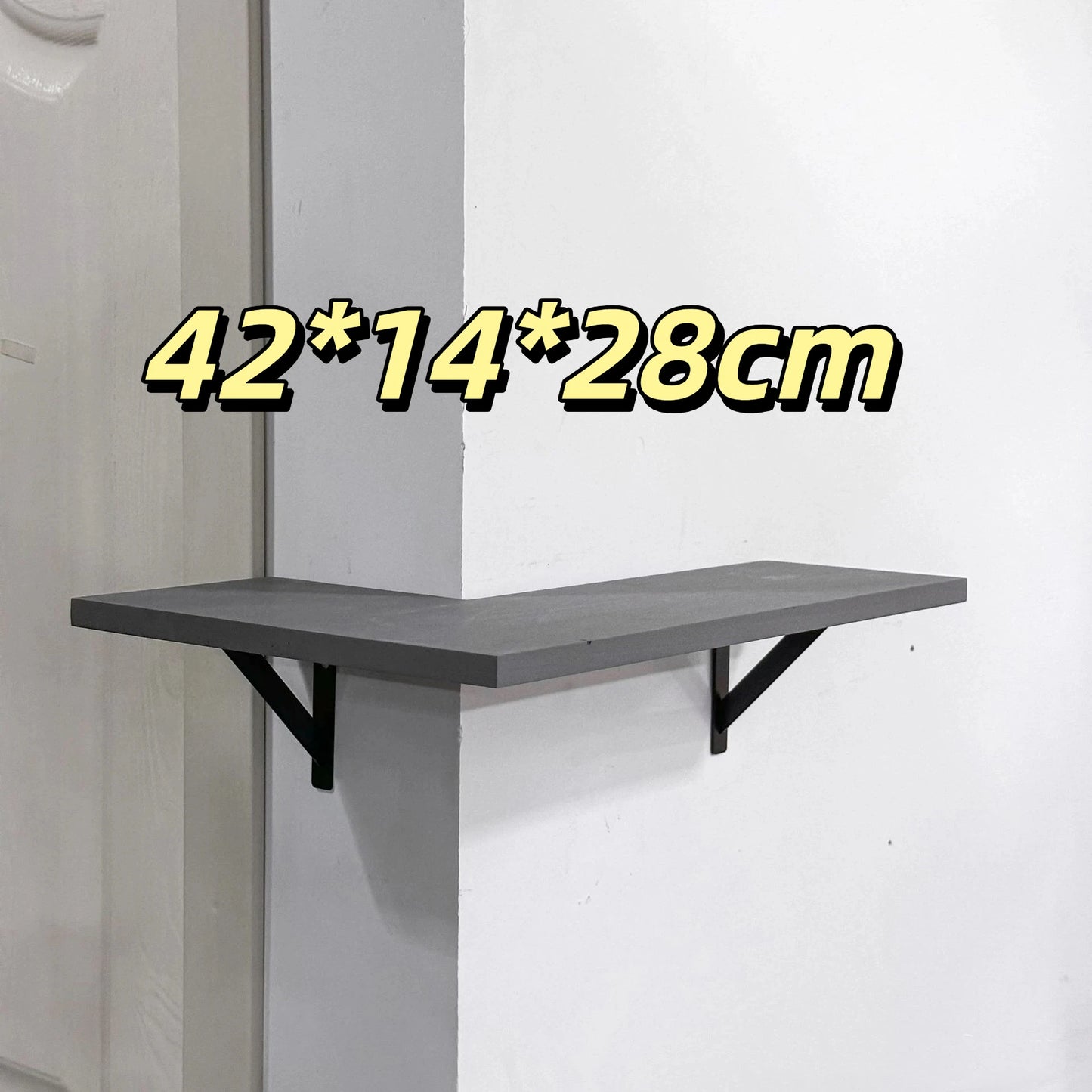 Space Saving Corner Wall Shelves Modern Corner Wall Mounted Shelves Delicate Wood Floating Shelves for Decoration