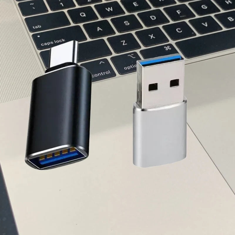 USB 3.2 to Type C OTG Adapter USB A Male to USB C Female Data Converter For Macbook Pro Air Mobile Phone Fast Charging Adapters